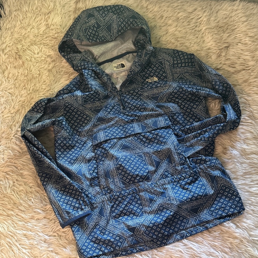 The North Face Navy Geometric Pullover